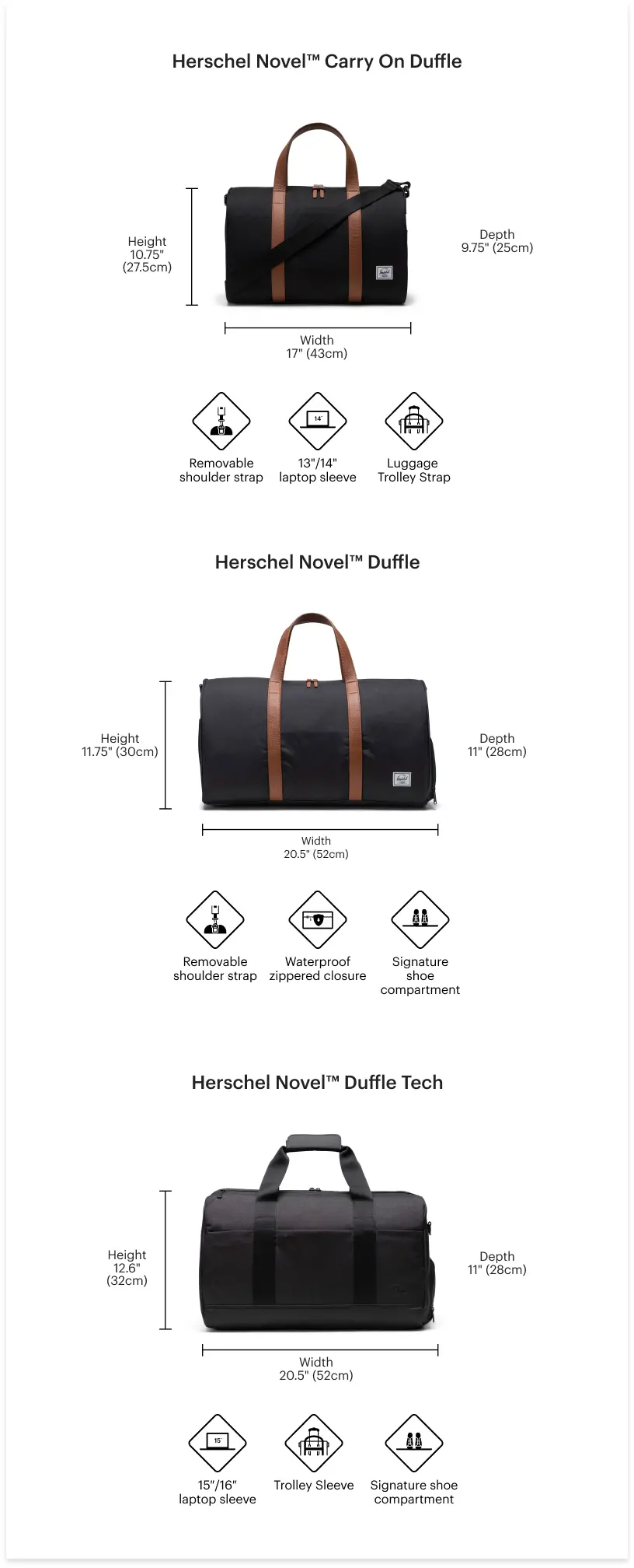 Herschel Novel Carry On Duffle Hershel Supply Company